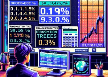股票交易成本：手續費(0.1425%)與交易稅(0.3%)