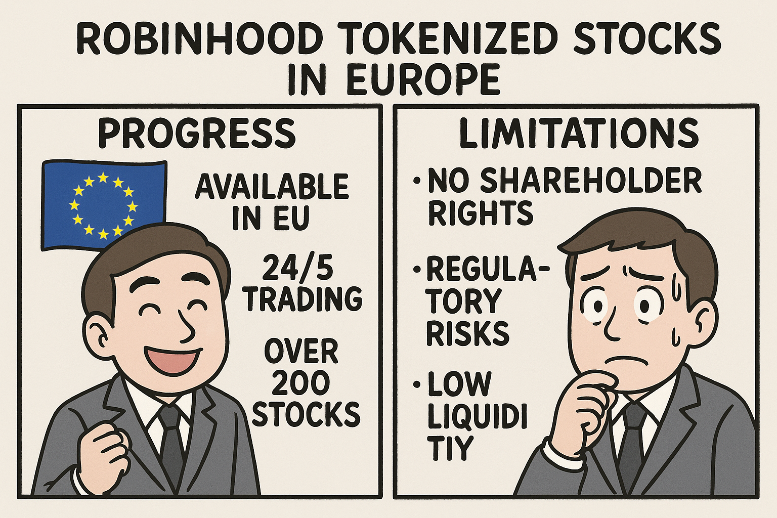 Robinhood 美股代幣化：歐洲市場上線的進展與限制